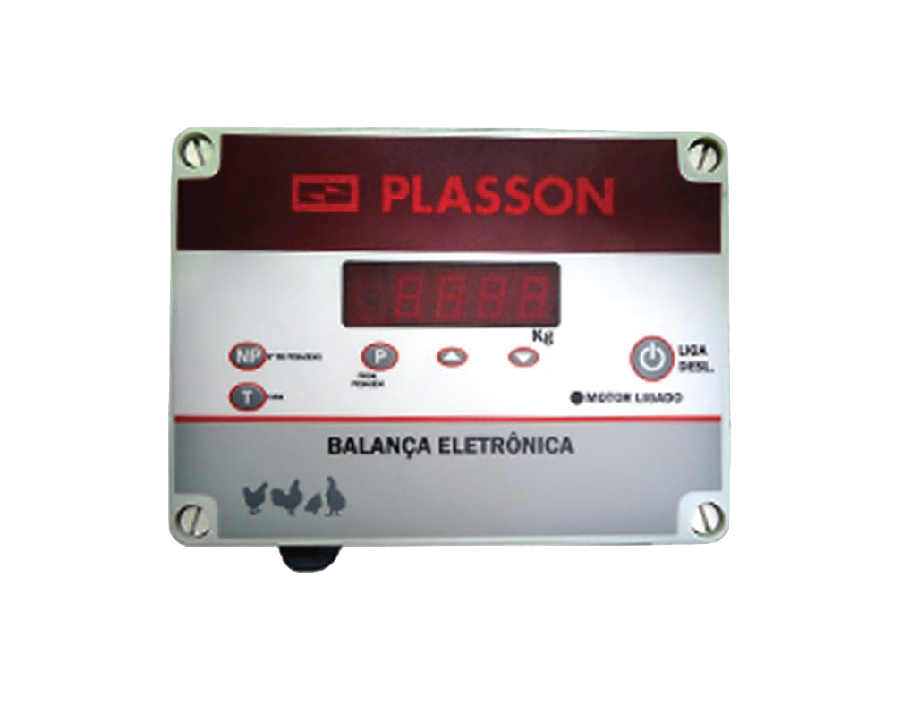 Báscula electrónica para comedero de cadena